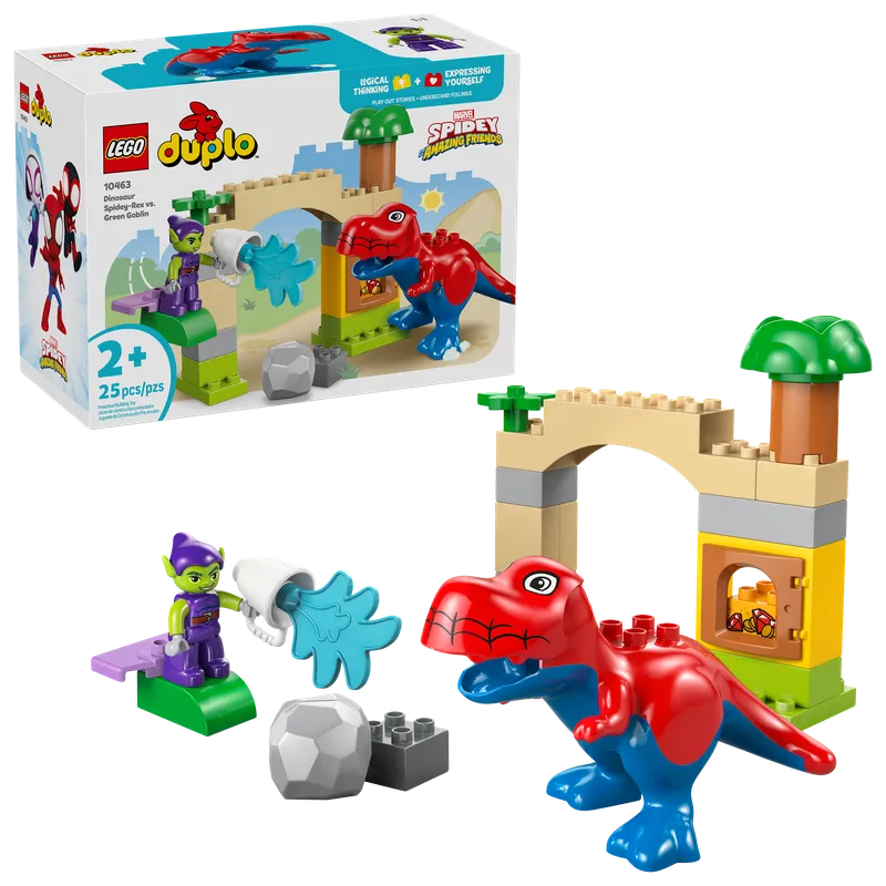 Dinosaur Spidey-Rex vs. Green Goblin von LEGO – Produktfoto 2 von 16