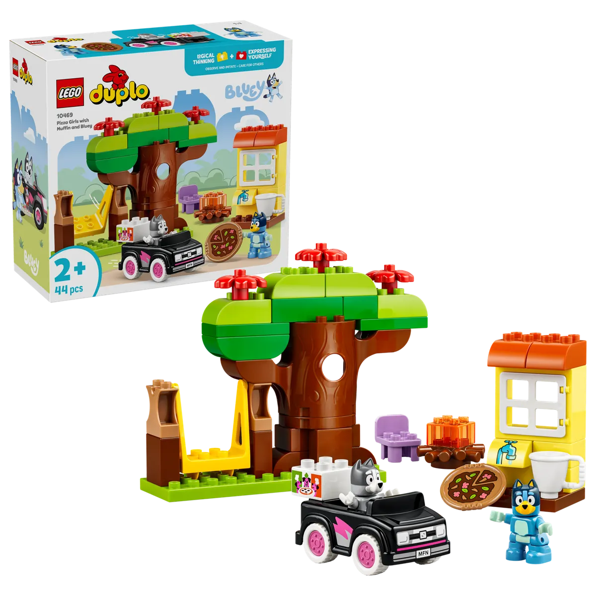 LEGO Pizza Girls with Muffin and Bluey (10469) - Bild 4