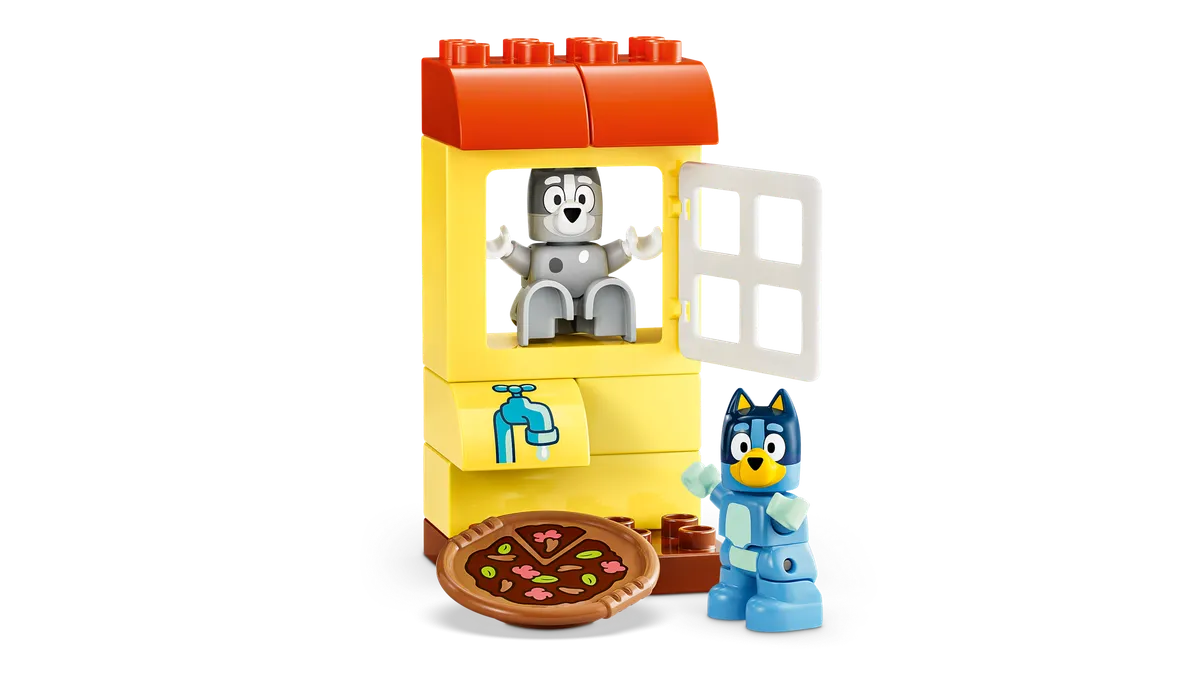 LEGO Pizza Girls with Muffin and Bluey (10469) - Bild 2