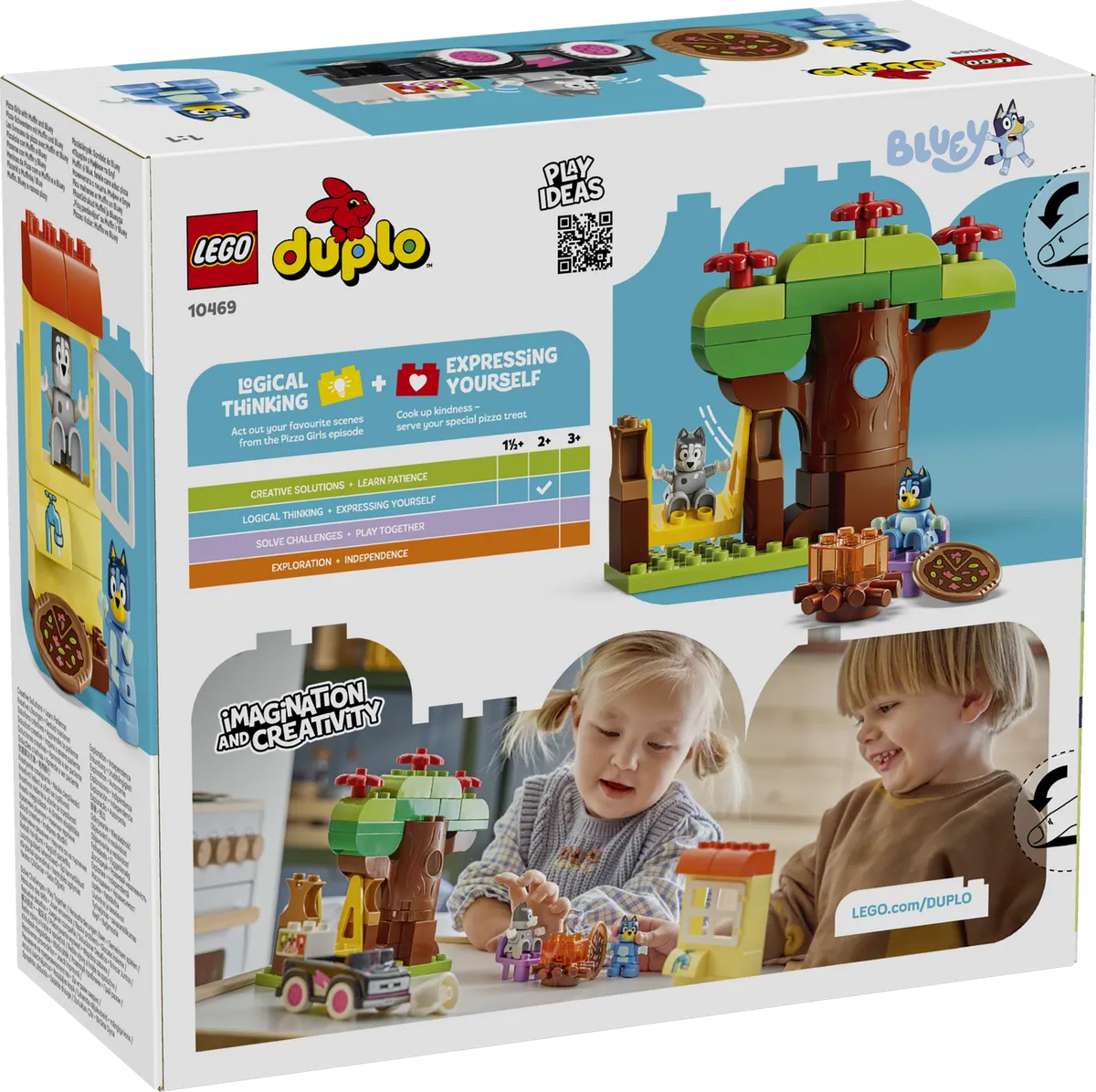 LEGO Pizza Girls with Muffin and Bluey (10469) - Bild 8