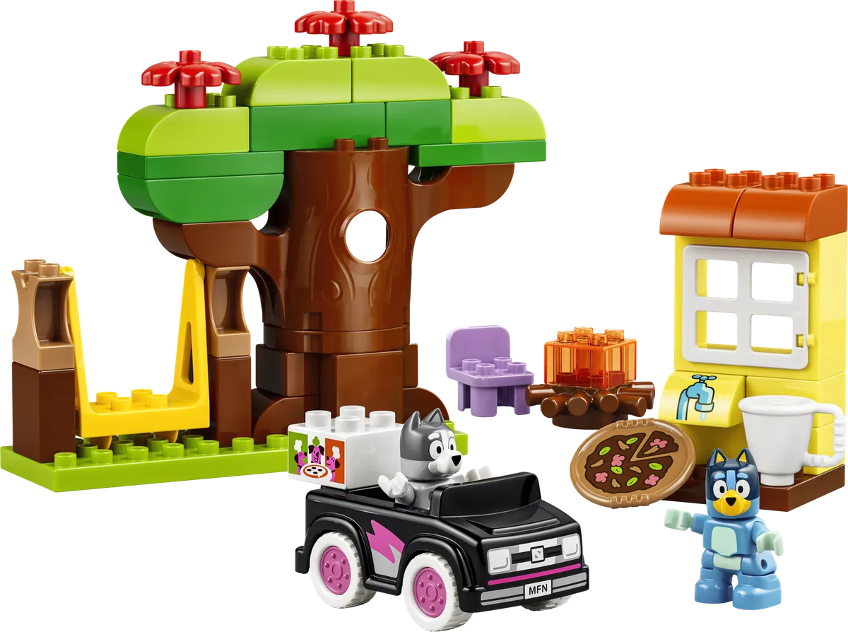 LEGO Pizza Girls with Muffin and Bluey (10469)
