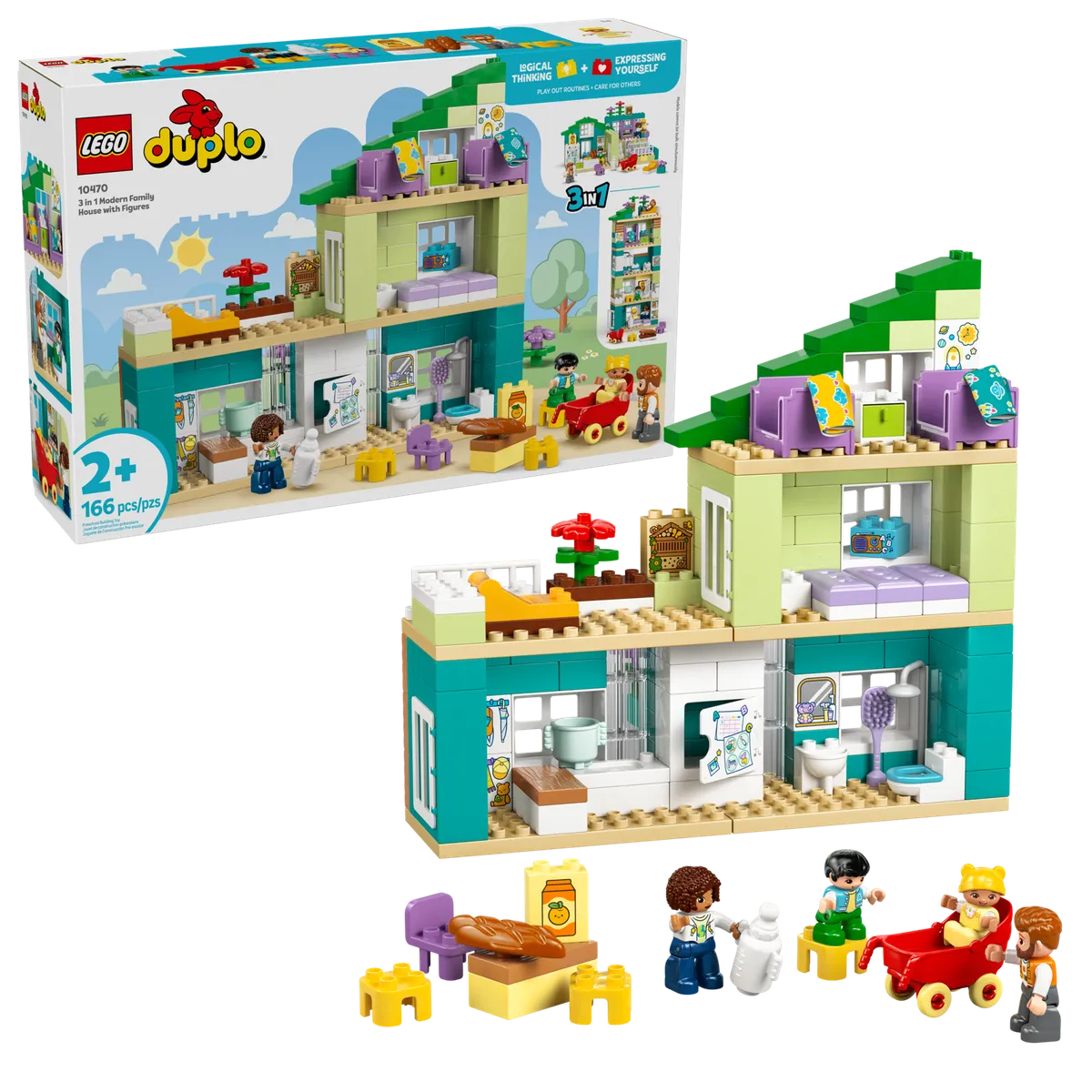 LEGO 3 in 1 Modern Family House with Figures (10470) - Bild 7