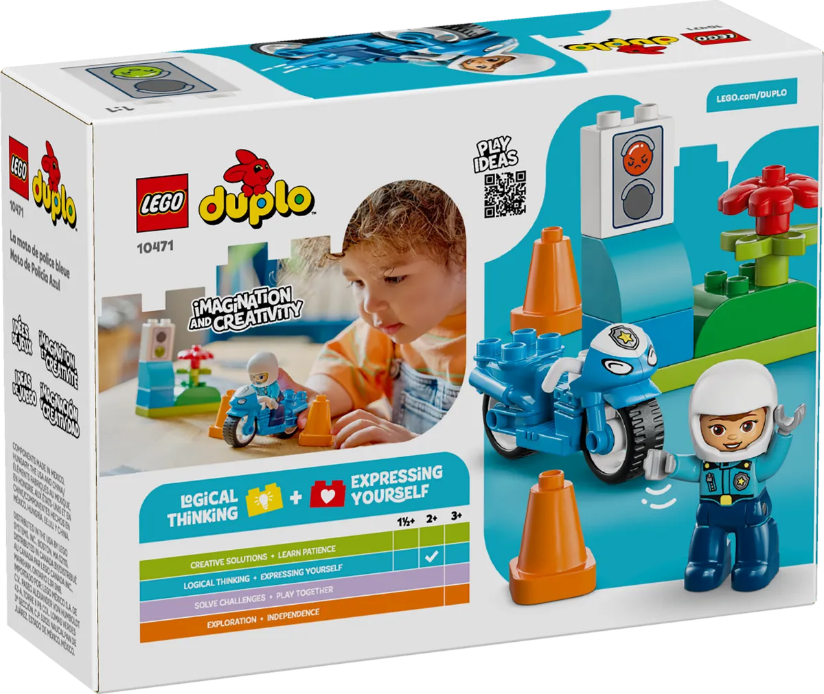 LEGO Blue Police Motorcycle (10471) - Bild 9