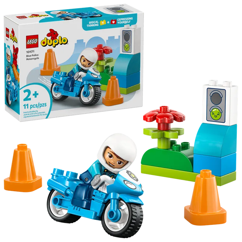 Blue Police Motorcycle de LEGO – photo du produit 2 sur 10