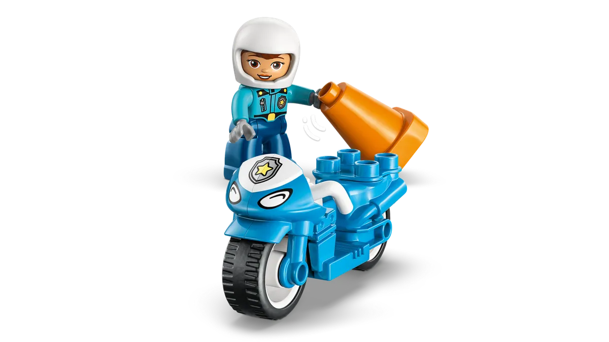 LEGO Blue Police Motorcycle (10471) - Bild 1