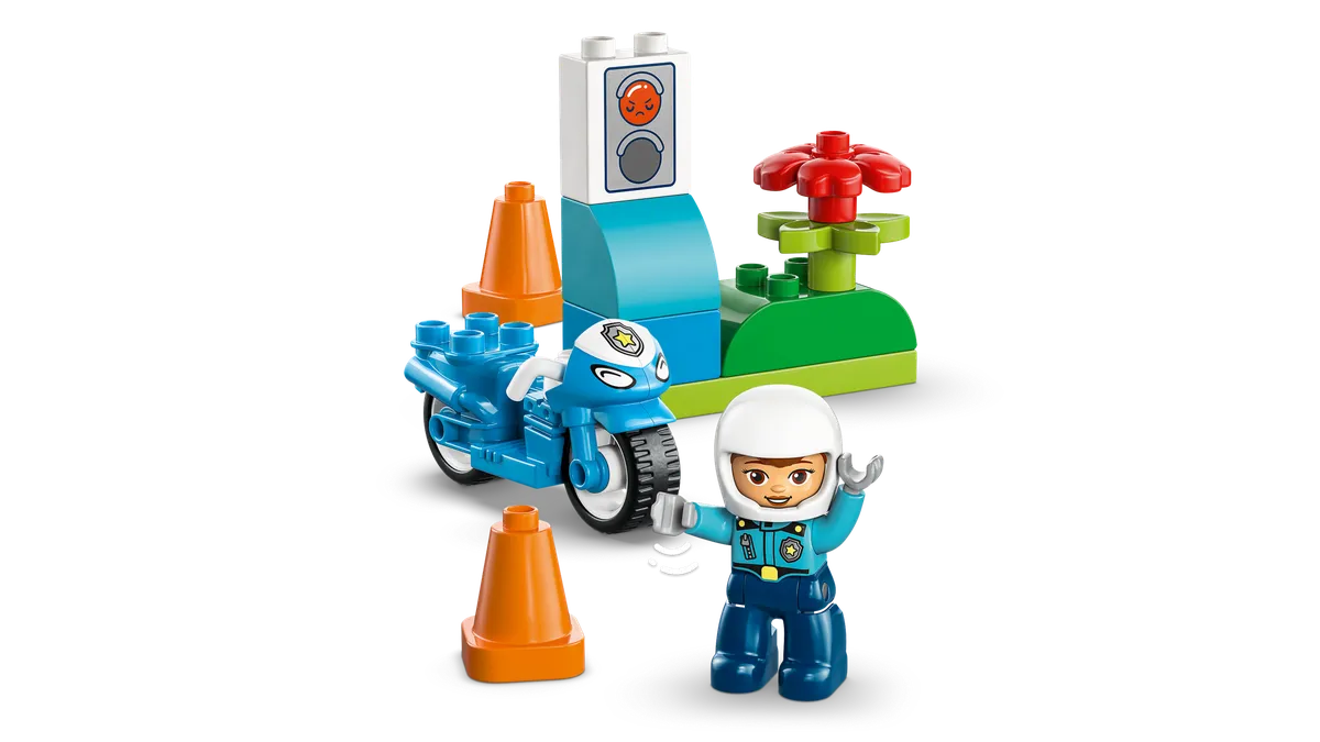 LEGO Blue Police Motorcycle (10471) - Bild 2