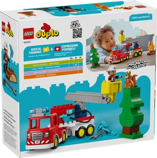 Brandweertruck met slang en brandweerman van LEGO – productfoto 11 van 11