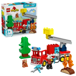 LEGO Fire Truck with Hose and Firefighter (10473) - afbeelding 1