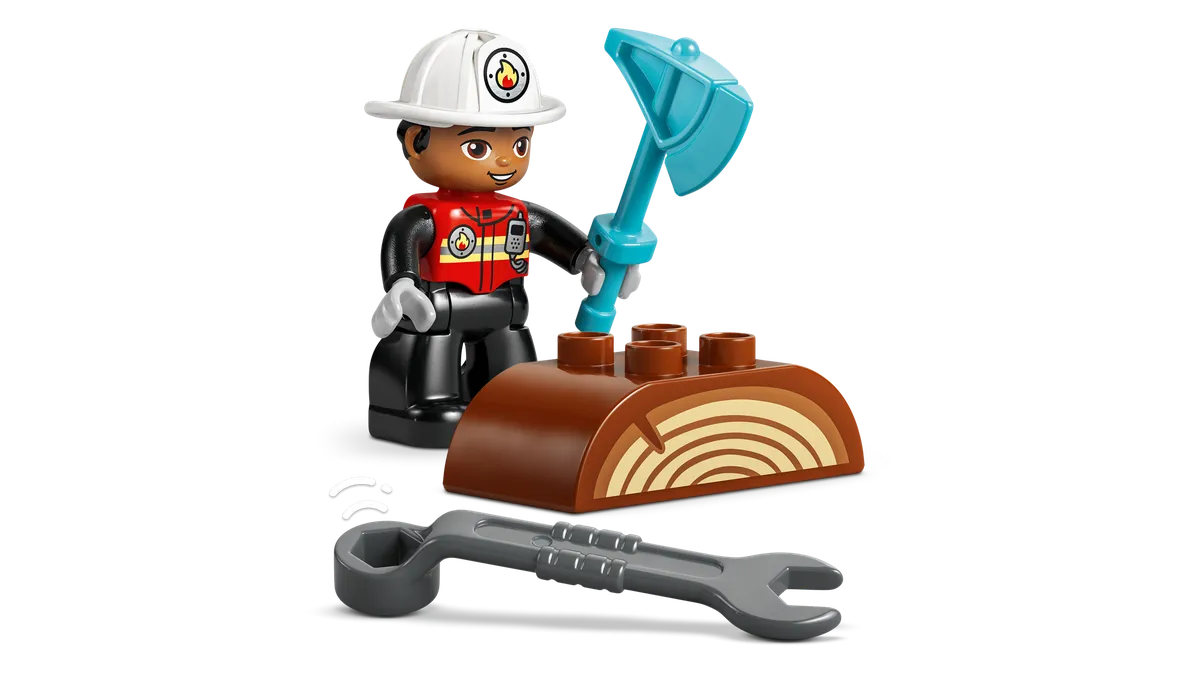 LEGO Fire Truck with Hose and Firefighter (10473) - Bild 2
