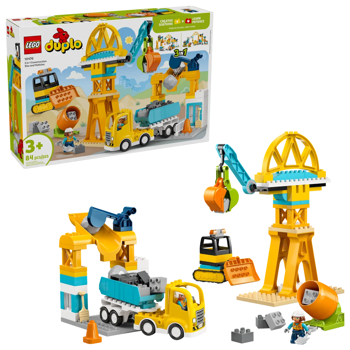 LEGO 3 in 1 Construction Site and Vehicles (10476) - Bild 6
