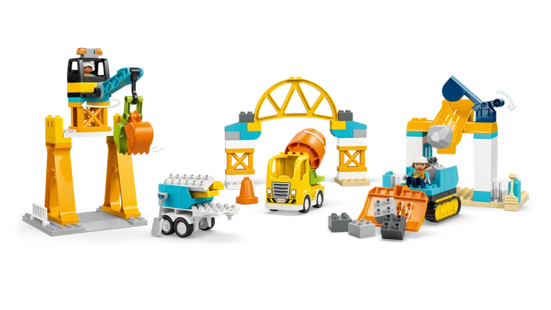 LEGO 10476 3 in 1 Construction Site and Vehicles detail image