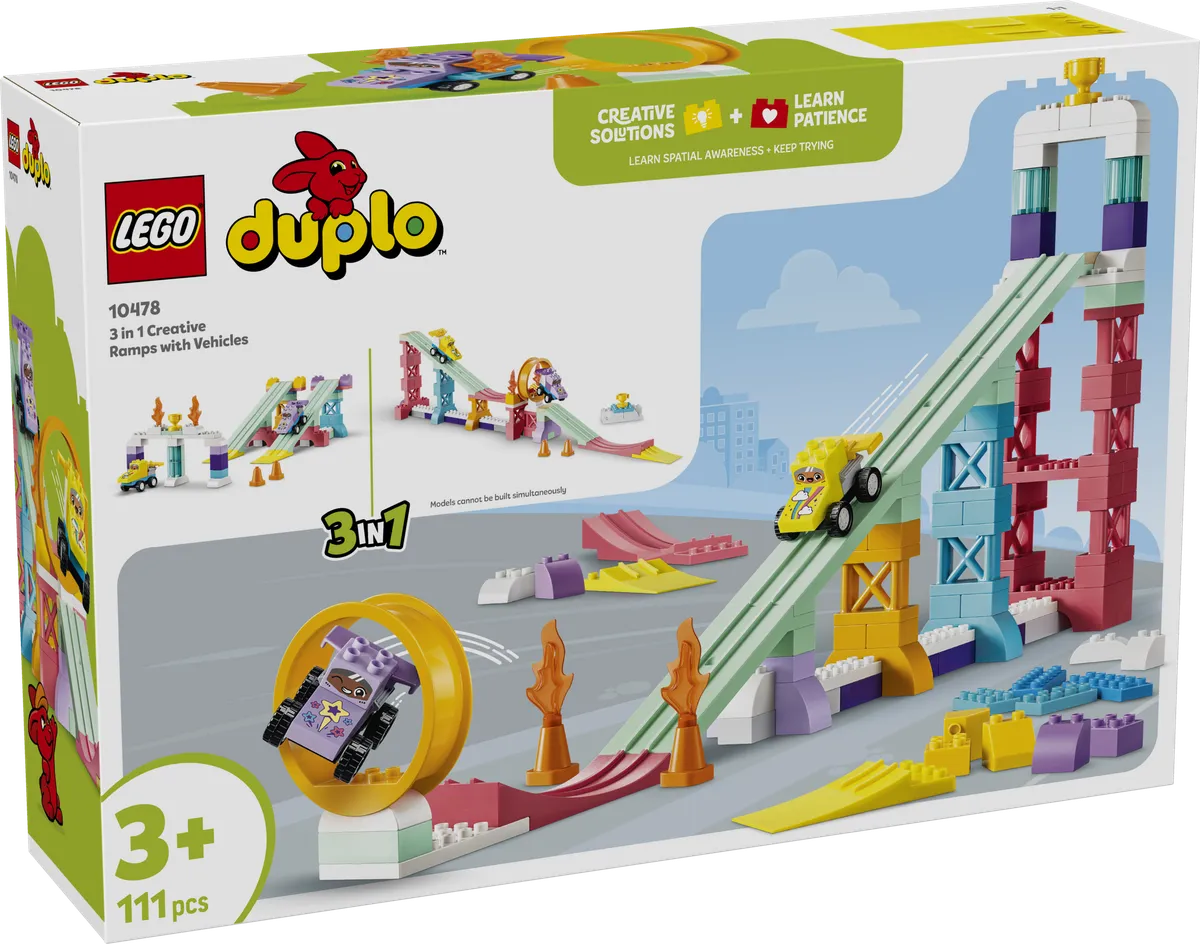 LEGO 3 in 1 Creative Ramps with Vehicles (10478) - Bild 1