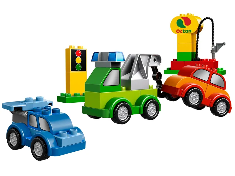 Combineer en creëer coole voertuigen met deze set!