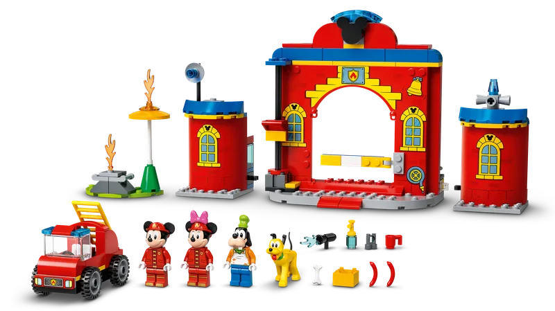 Mickey & Friends Fire Truck & Station de LEGO – photo du produit 4 sur 10