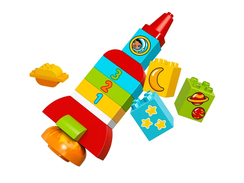 Bedenk en bouw allerlei raketten en stuur ze de ruimte in!