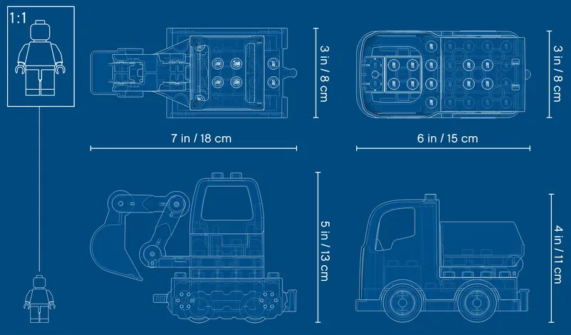 Truck & Tracked Excavator by LEGO – product photo 10 of 10