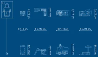 Tower Crane & Construction van LEGO – productfoto 14 van 14