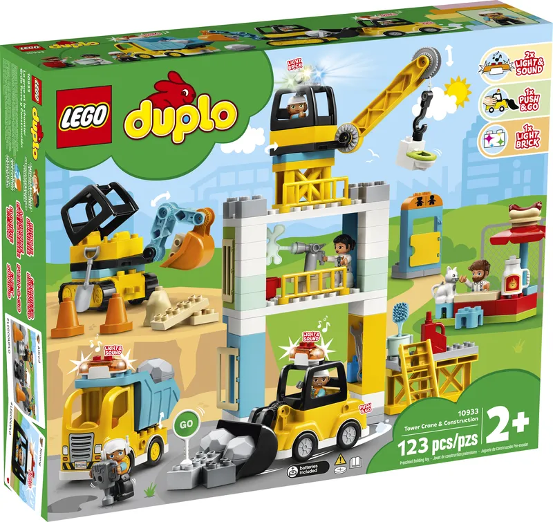 Tower Crane & Construction van LEGO – productfoto 2 van 14
