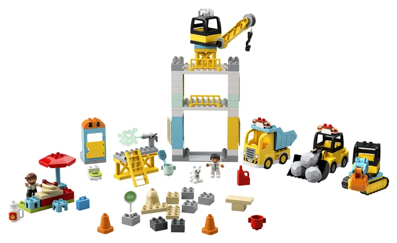 Tower Crane & Construction van LEGO – productfoto 3 van 14