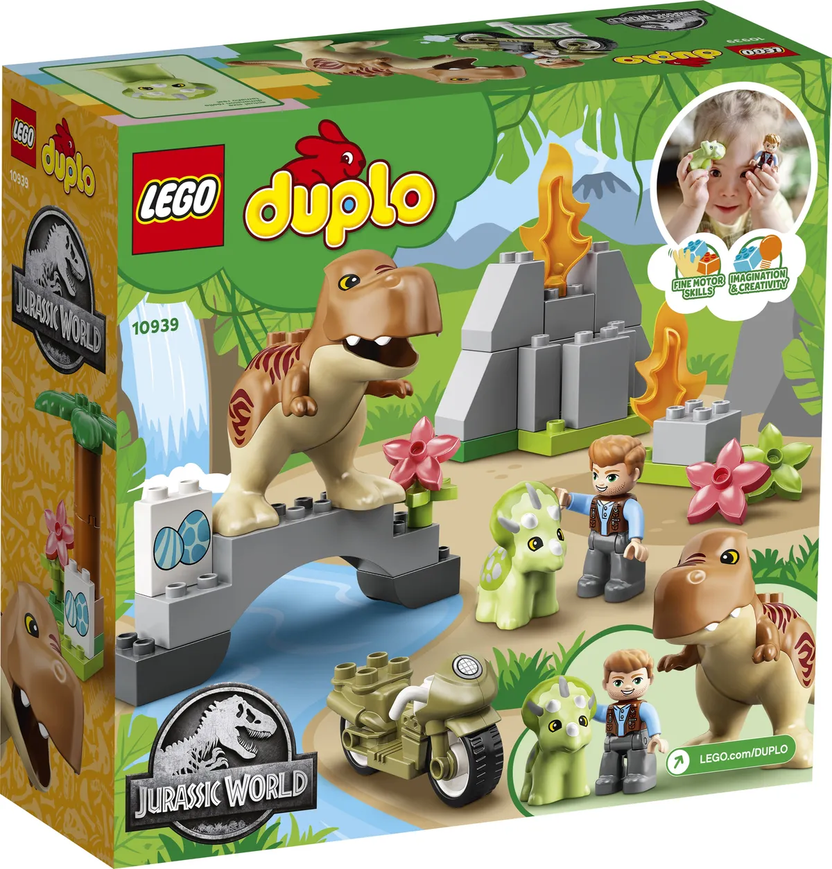 LEGO T. rex and Triceratops Dinosaur Breakout (10939) - Bild 2