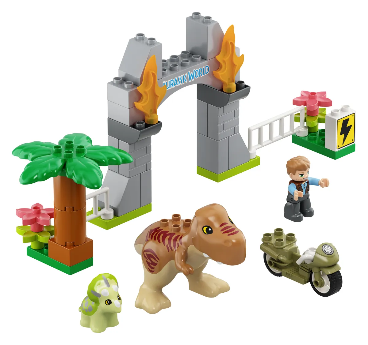 LEGO T. rex and Triceratops Dinosaur Breakout (10939)