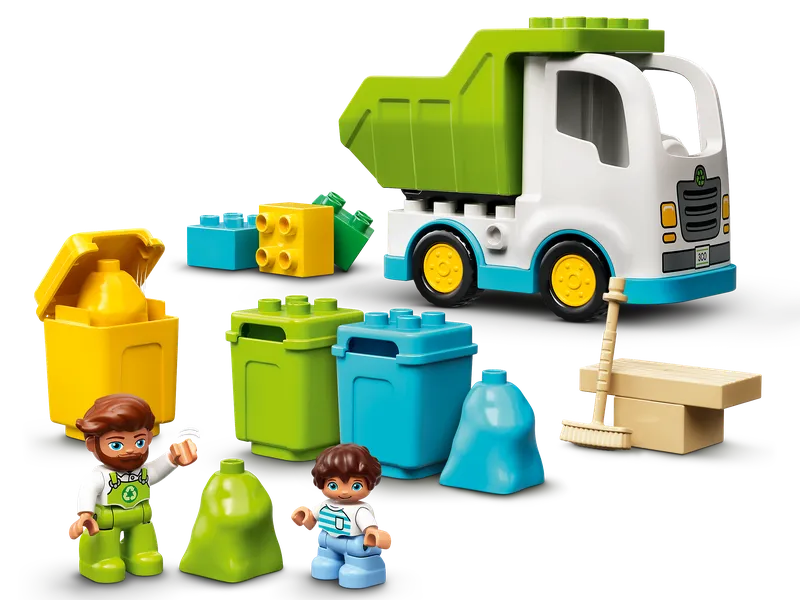Garbage Truck and Recycling
