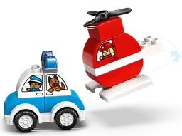 LEGO Fire Helicopter & Police Car (10957) - afbeelding 2