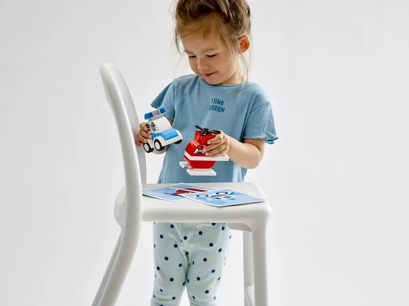 Fire Helicopter & Police Car från LEGO – produktbild 7 av 8