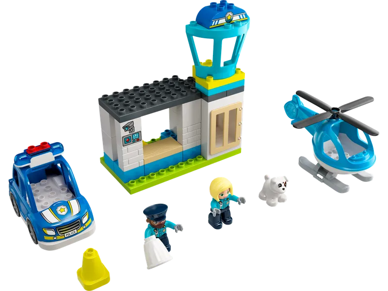 Police Station & Helicopter von LEGO – Produktfoto 3 von 10