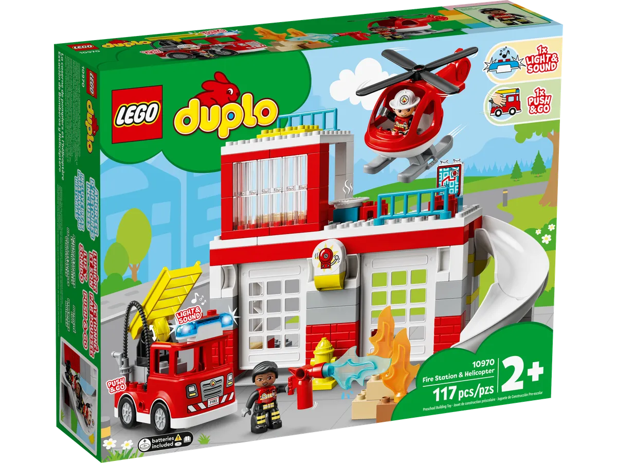 LEGO Fire Station & Helicopter (10970) - image 1