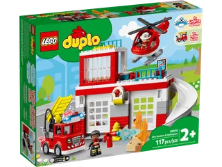 Fire Station & Helicopter van LEGO – productfoto 2 van 11