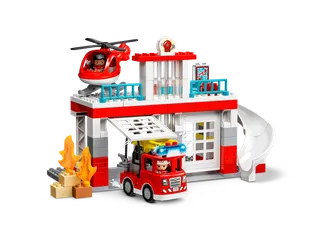 Fire Station & Helicopter van LEGO – productfoto 3 van 11