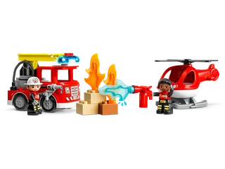 Fire Station & Helicopter van LEGO – productfoto 4 van 11
