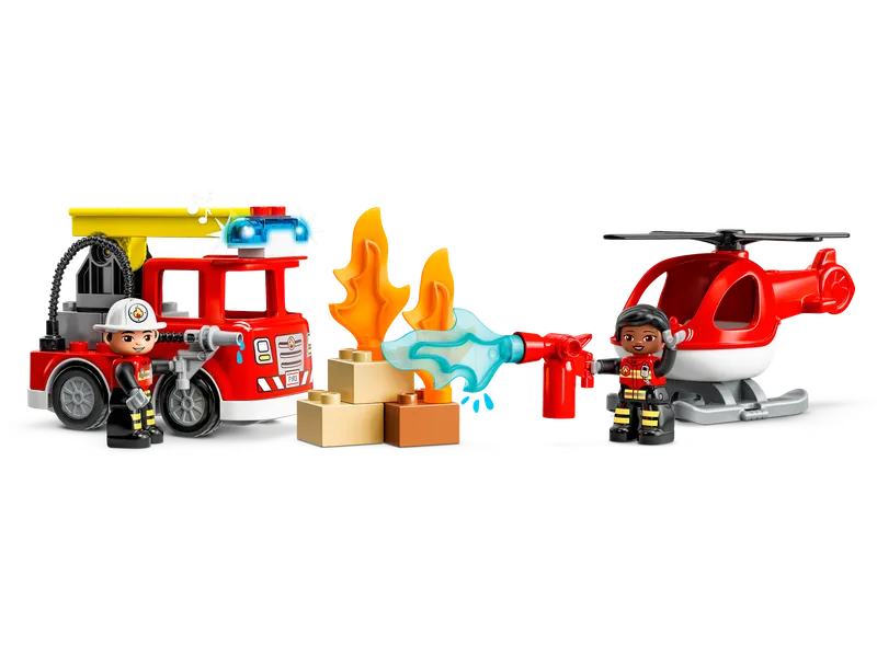 Fire Station & Helicopter van LEGO – productfoto 4 van 11
