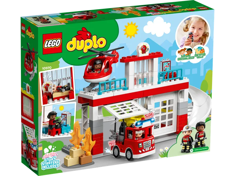 Fire Station & Helicopter van LEGO – productfoto 8 van 11