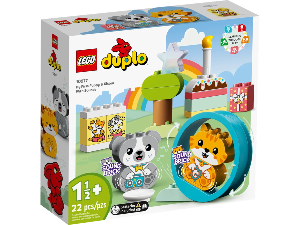 LEGO My First Puppy & Kitten With Sounds (10977) - Bild 1