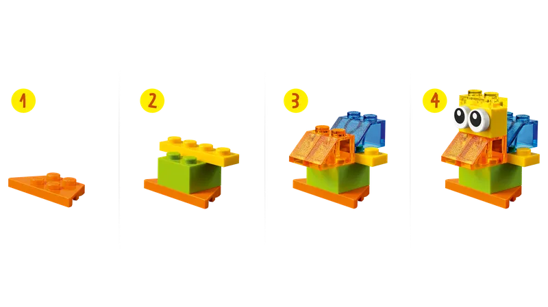 Creative Transparent Bricks van LEGO – productfoto 12 van 16