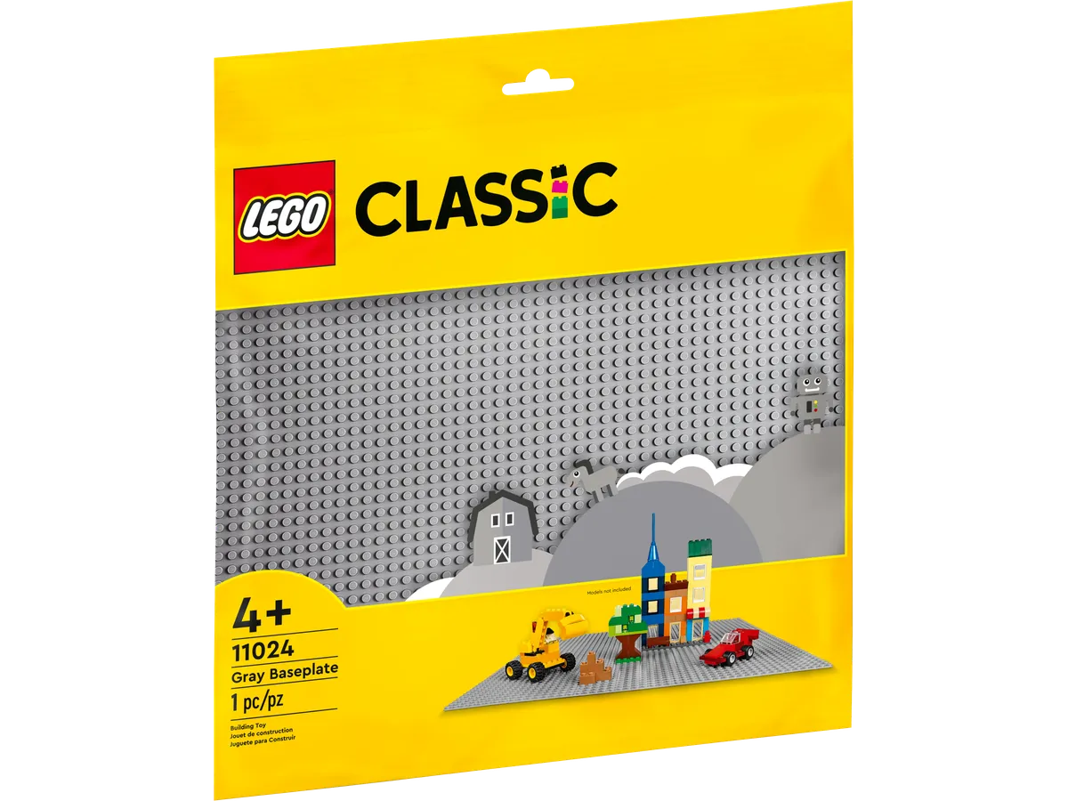 LEGO Gray Baseplate (11024) - image 1