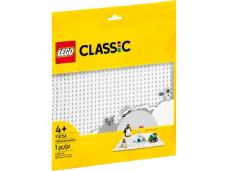 White Baseplate de LEGO – photo du produit 2 sur 5