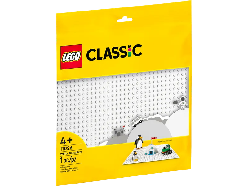 White Baseplate de LEGO – photo du produit 2 sur 5