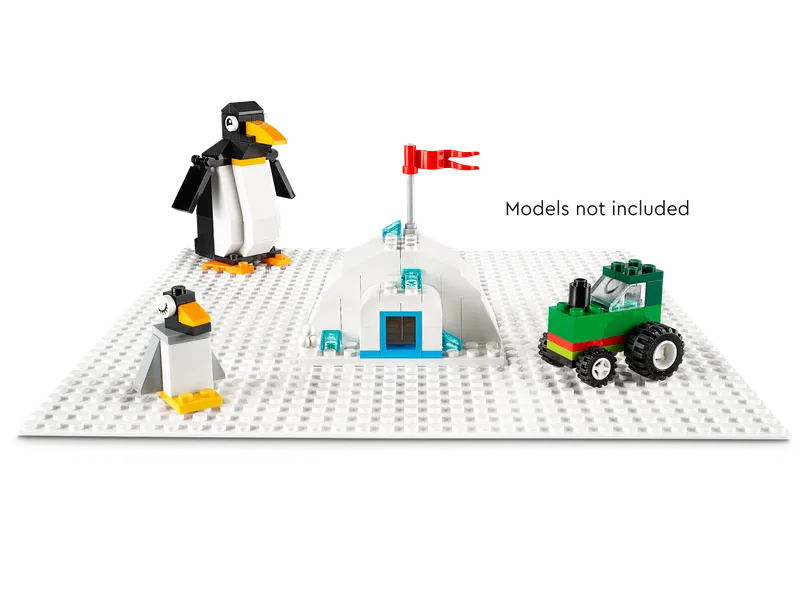 White Baseplate de LEGO – photo du produit 4 sur 5