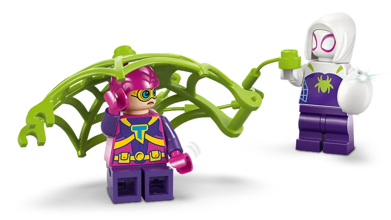 Spidey en Gobby's raptorstrijd bij de boomhut van LEGO – productfoto 5 van 11