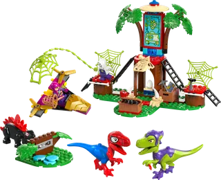 Spidey en Gobby's raptorstrijd bij de boomhut van LEGO – productfoto 1 van 11