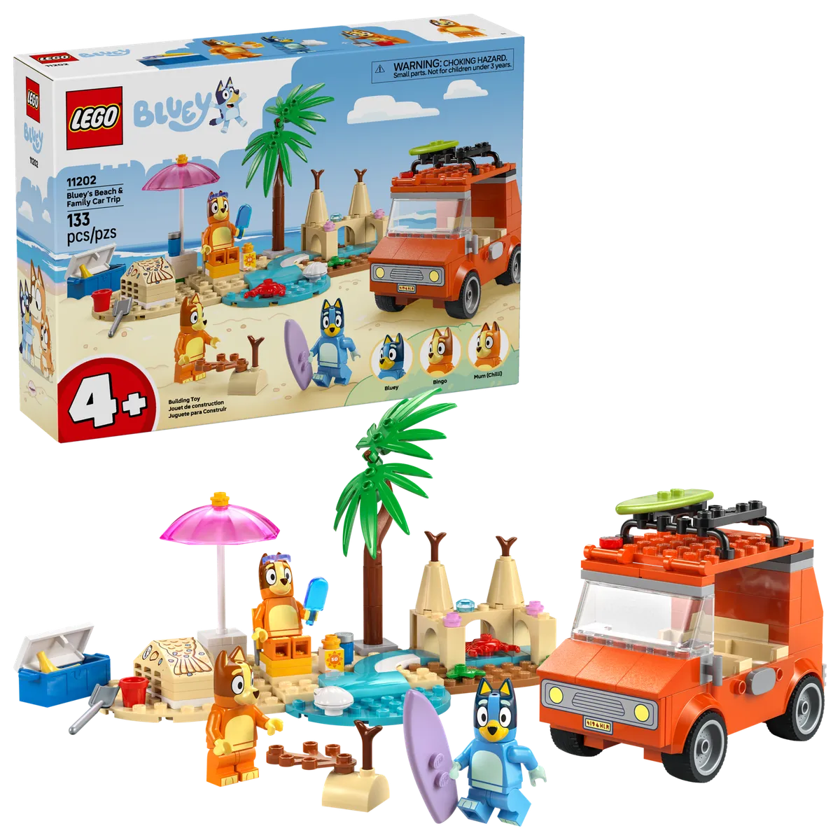 LEGO Bluey's Beach & Family Car Trip (11202) - afbeelding 5