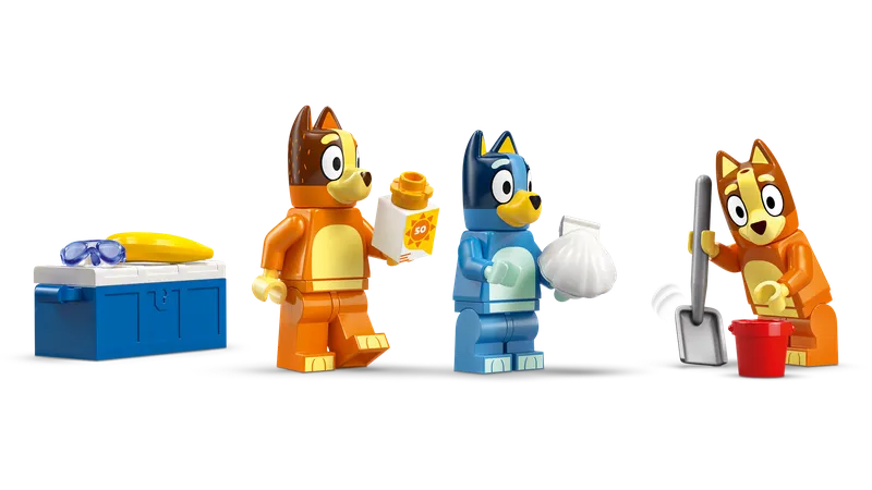 Bluey's Beach & Family Car Trip fra LEGO – produktbillede 3 af 11