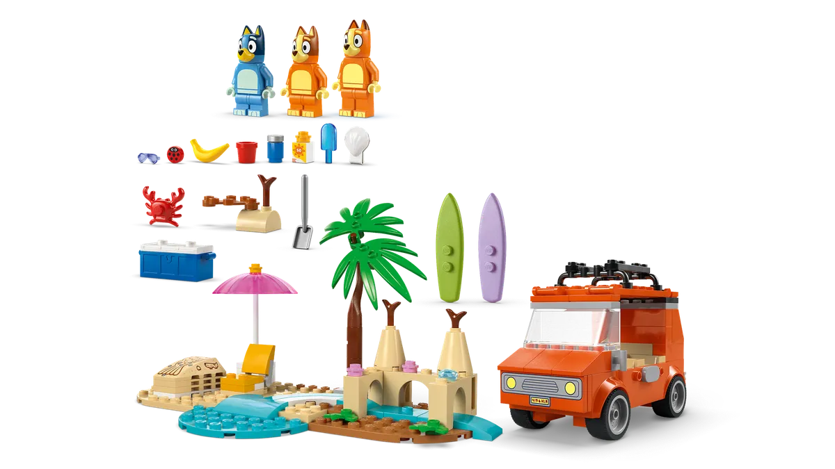 LEGO Bluey's Beach & Family Car Trip (11202) - afbeelding 1