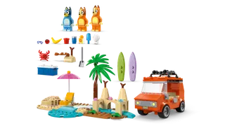 Bluey's Beach & Family Car Trip fra LEGO – produktbillede 4 af 11