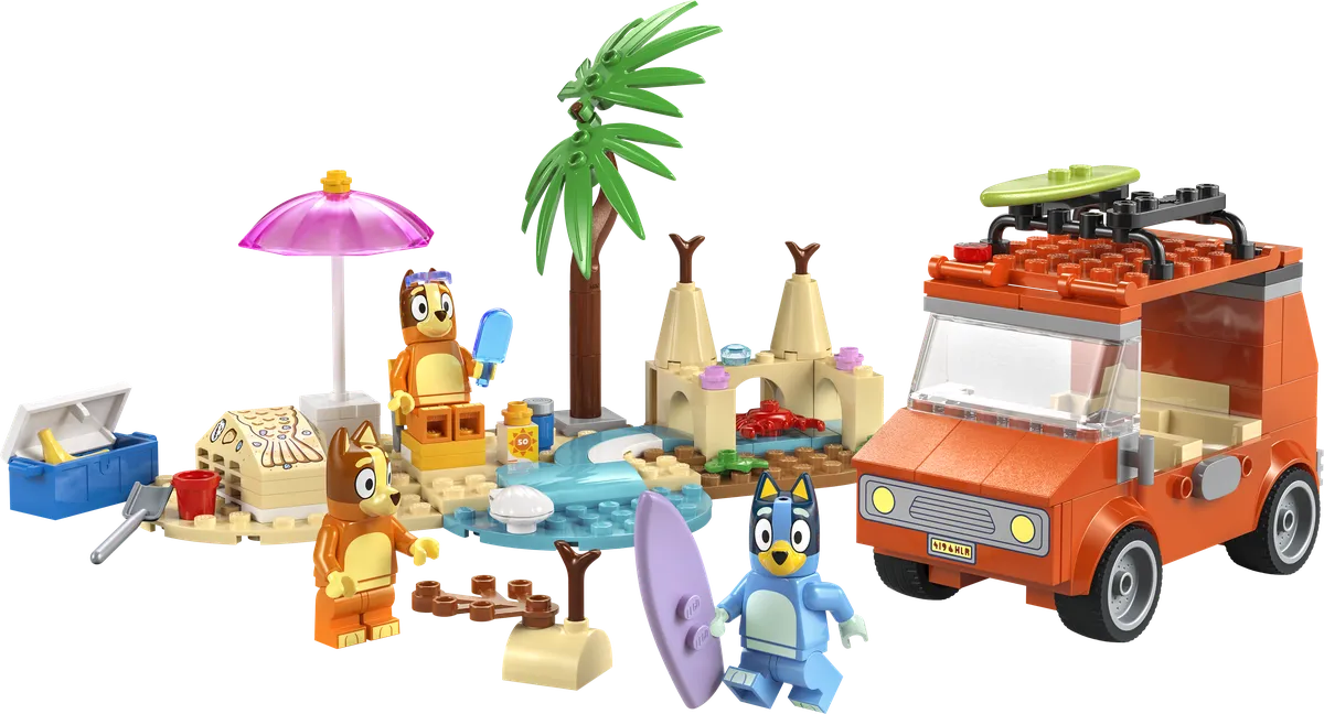 LEGO Bluey's Beach & Family Car Trip (11202)