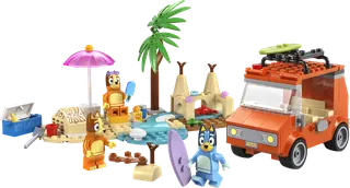 Bluey's Beach & Family Car Trip fra LEGO – produktbillede 1 af 11