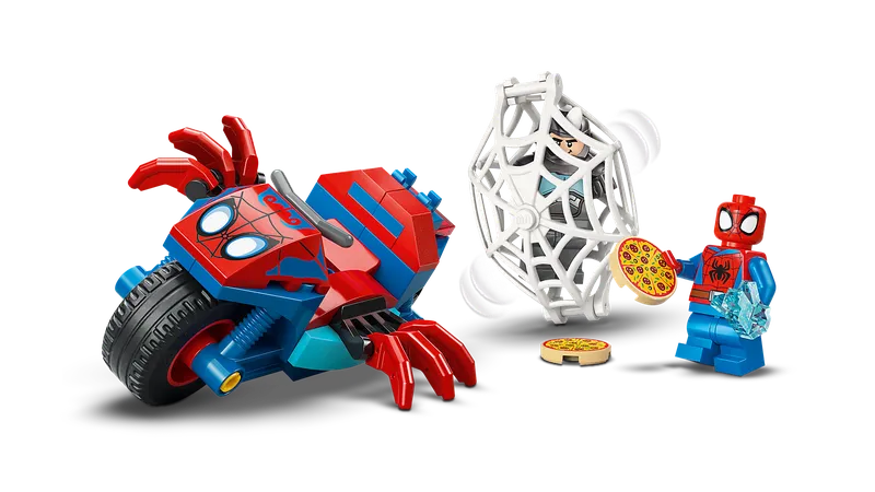 Spidey op zijn motor vs. Rhino van LEGO – productfoto 3 van 11